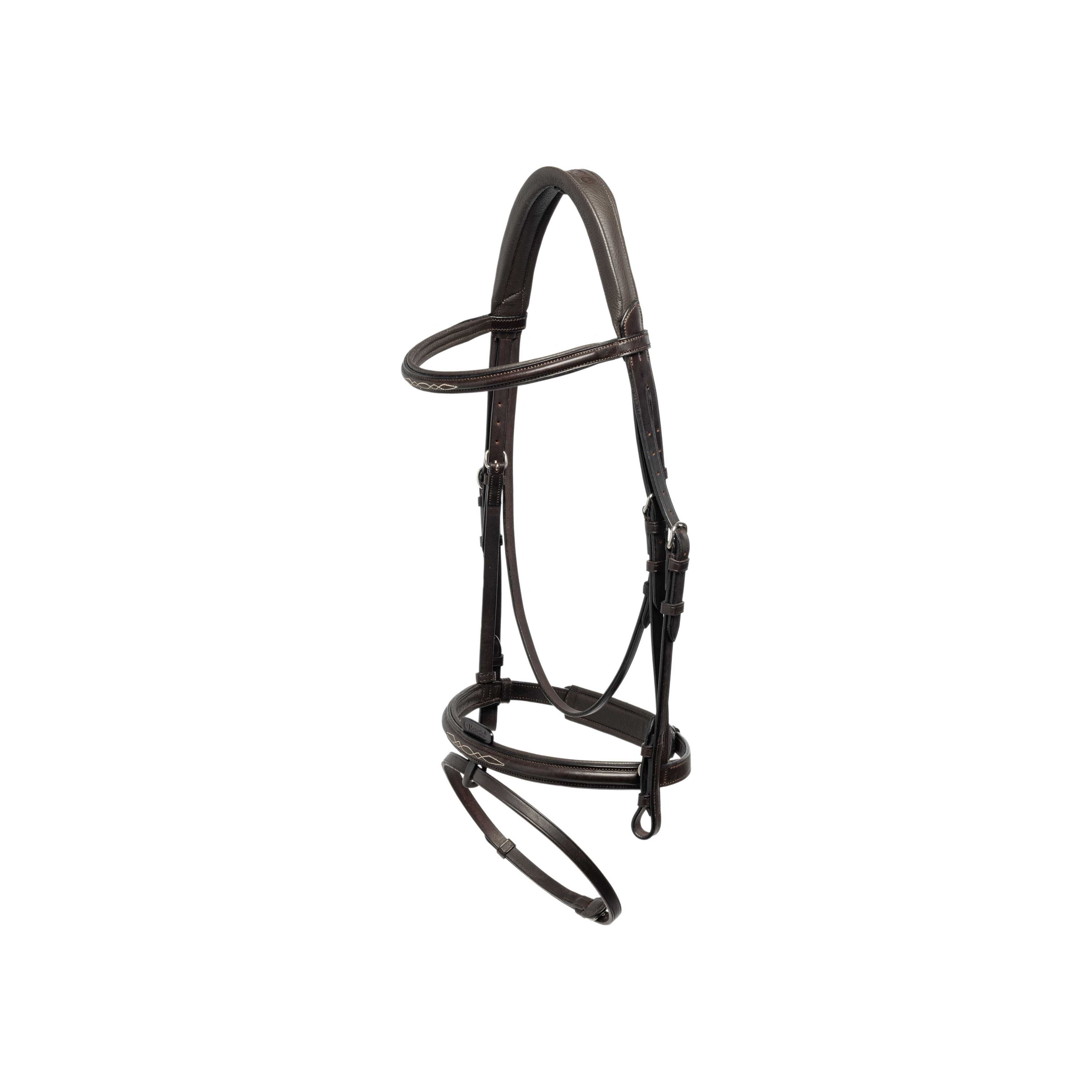 Menetics Flash Snaffle - Decorative stitching