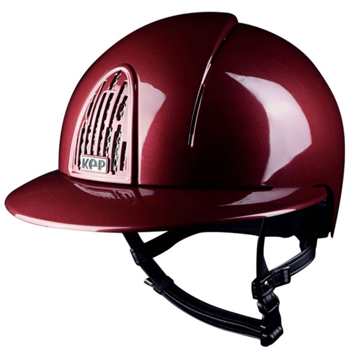 Kep Smart with Polo Visor - Metal Bordeaux