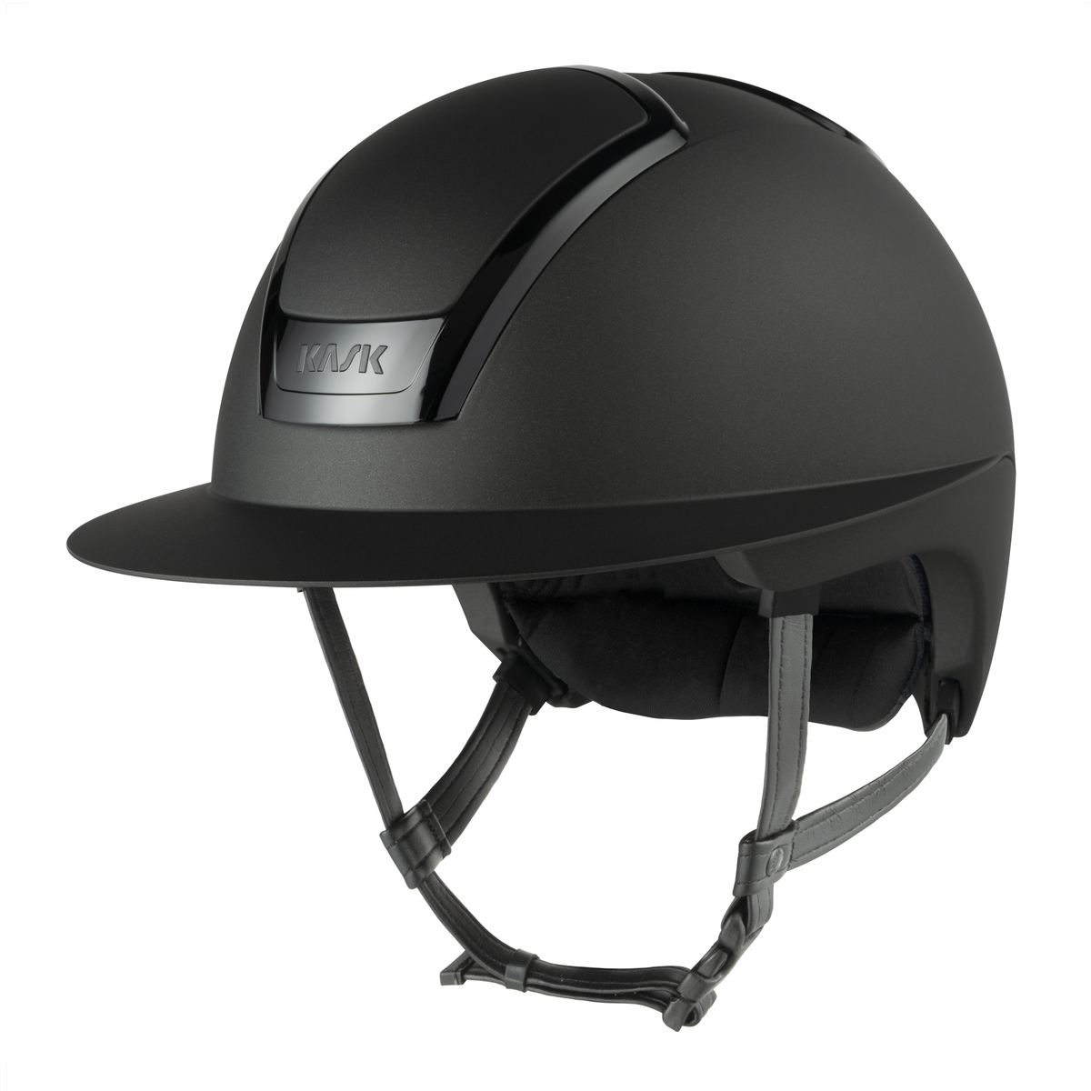 Kask Nemesi Metal Helmet- Smokey Black Wide Peak