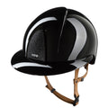 Kep Smart Nova- Metal Polish Black Star Polo Visor (chinstrap beige)