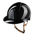 Kep Smart Nova- Metal Polish Black Star Silver Polo Visor (chinstrap beige)