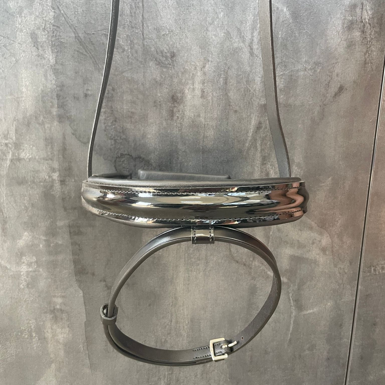 Otto Schumacher Flash Noseband - Black/Patent - FULL