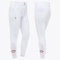 Cavalleria Toscana High Waist Full Grip Breech - White PAD157