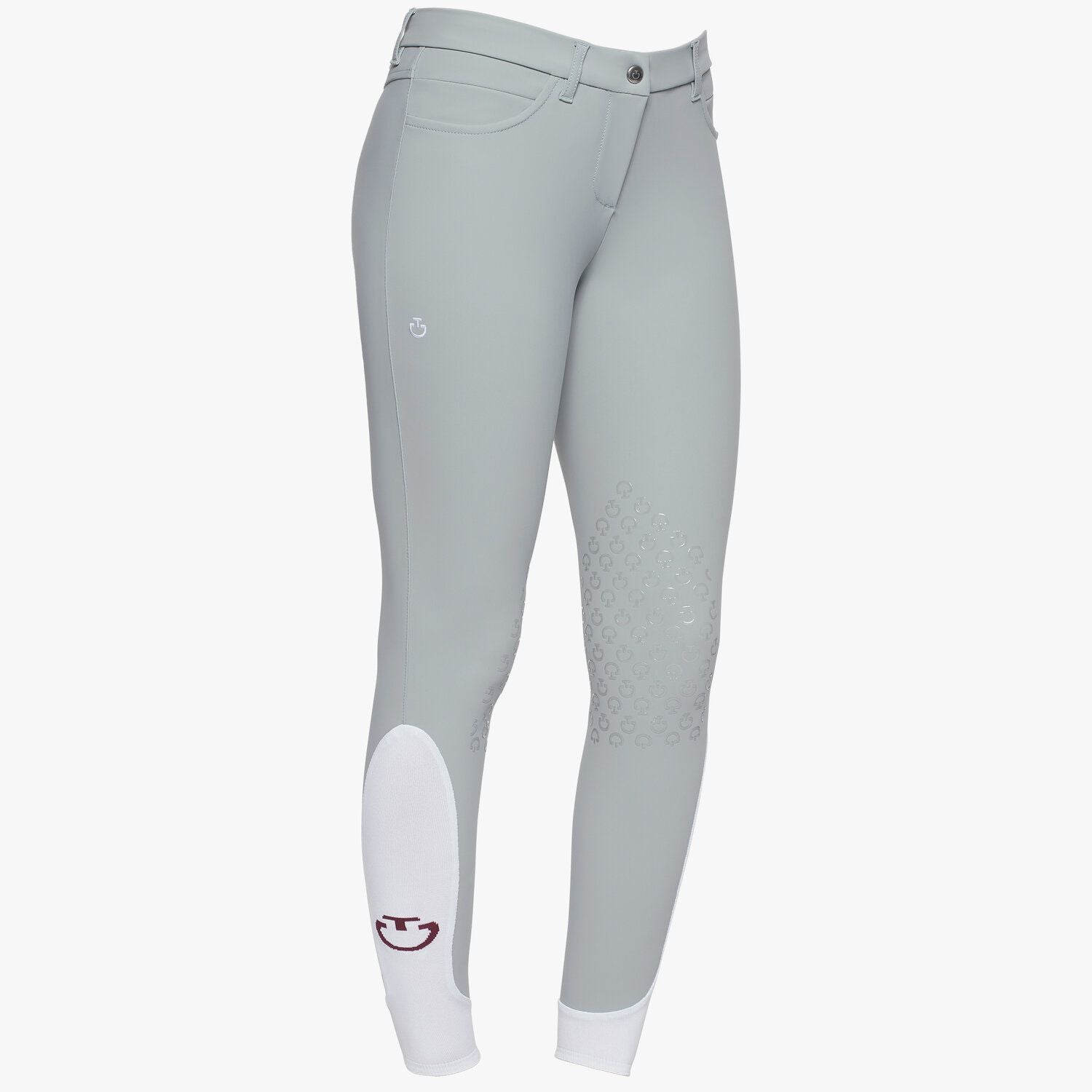Cavalleria Toscana PADN22 New Grip Knee Patch Breech - Light Grey IT46