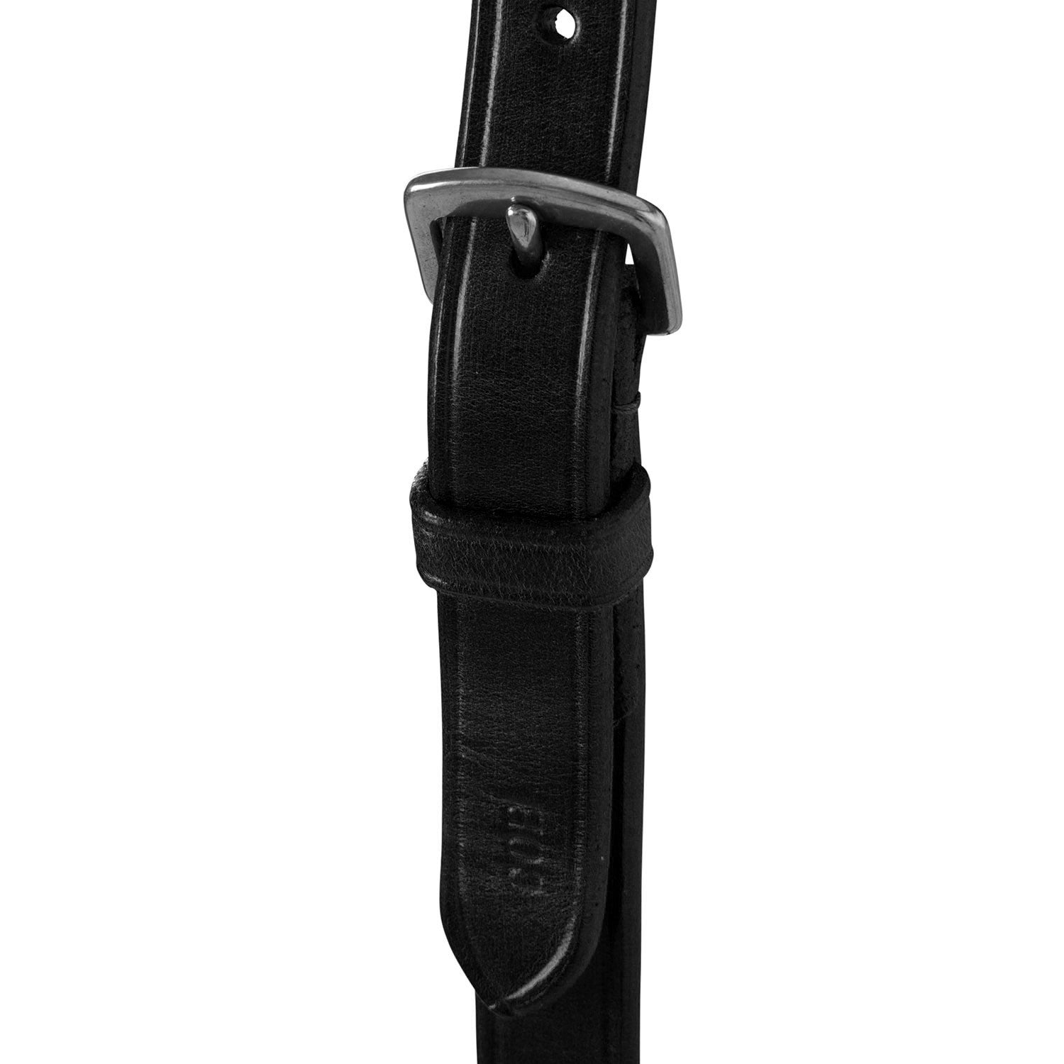Leather adjustable buckle collier martingale