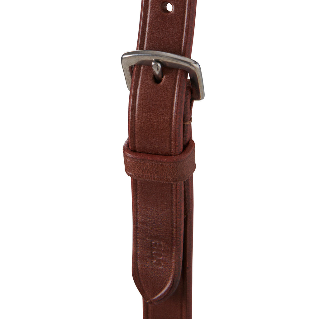 Leather adjustable buckle collier martingale