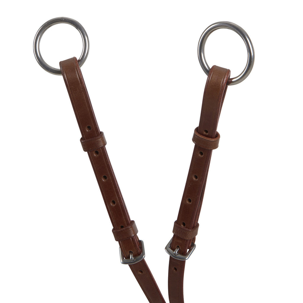 Leather adjustable buckle collier martingale