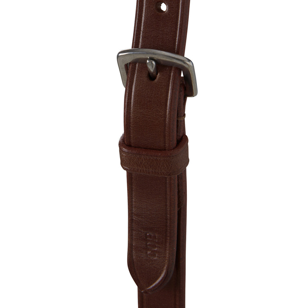 Leather adjustable buckle collier martingale