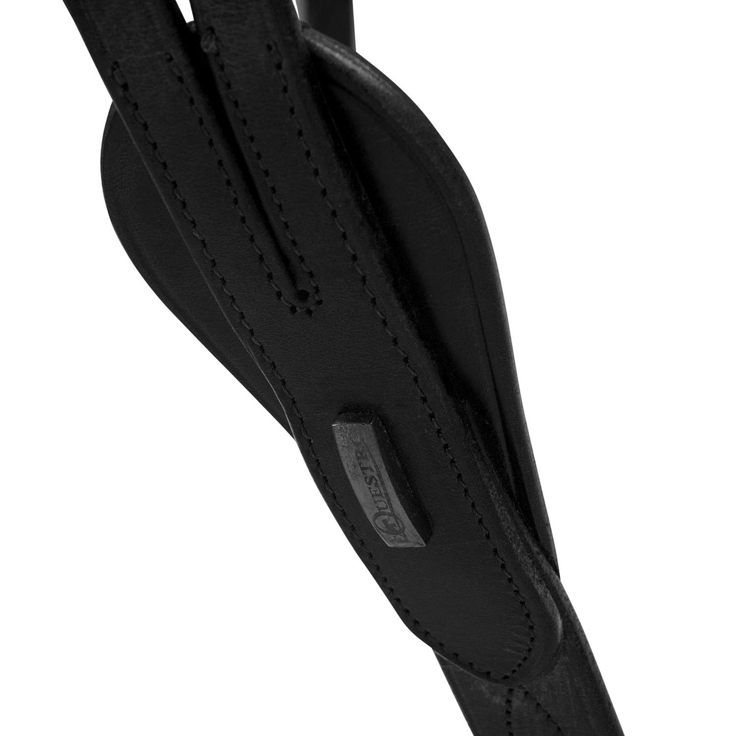 Durable leather collier martingale