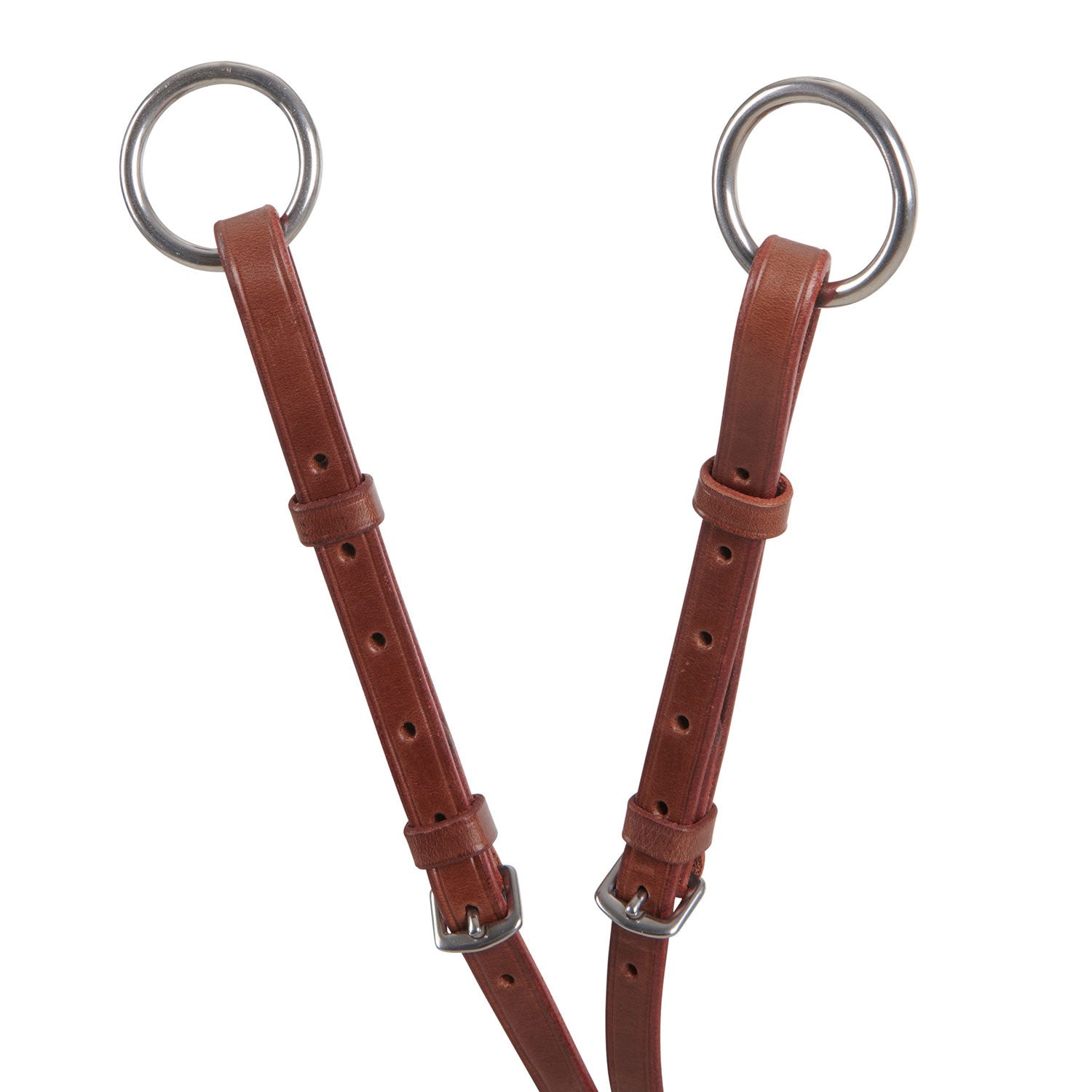 Durable leather collier martingale
