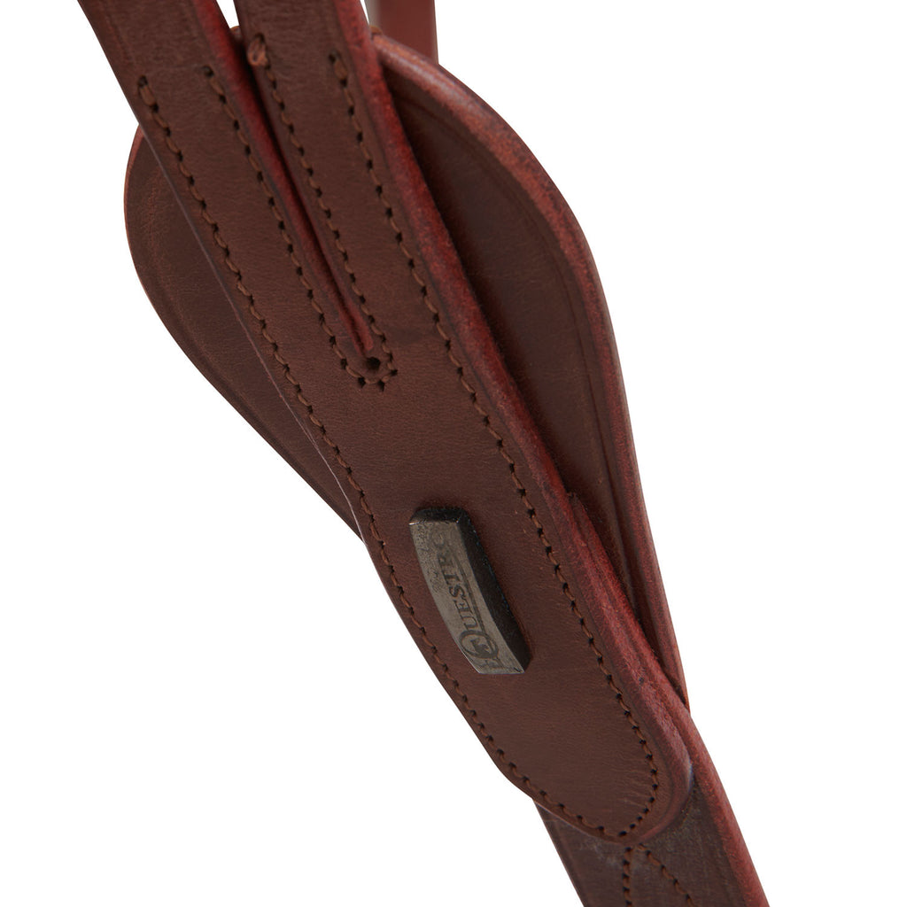 Durable leather collier martingale