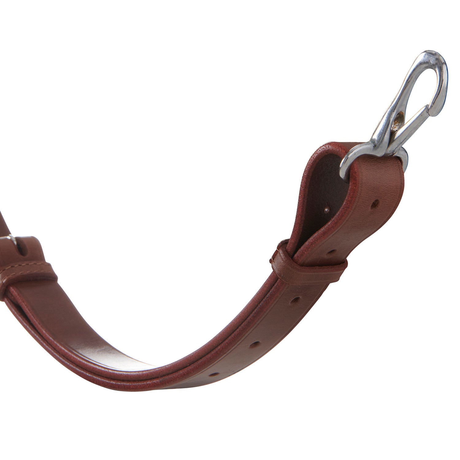 Durable leather collier martingale