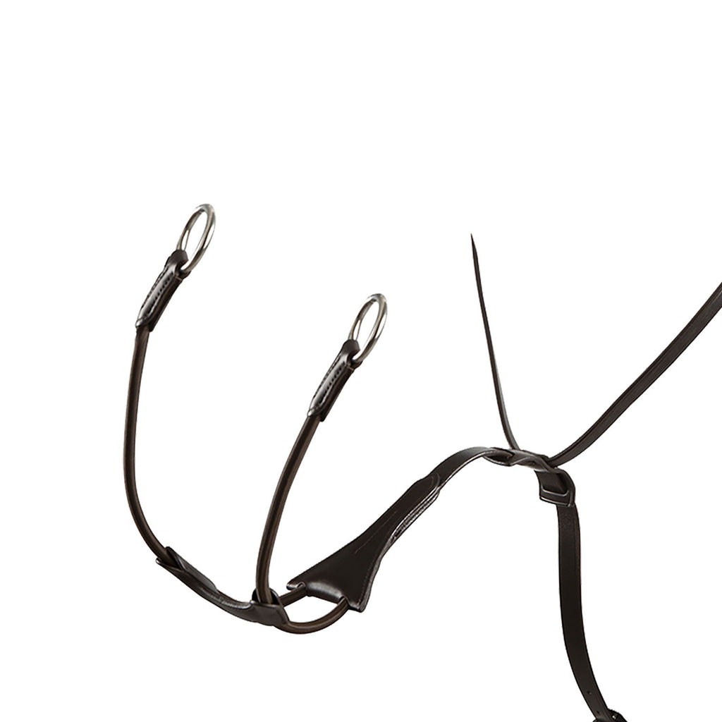 Tanned leather collier martingale