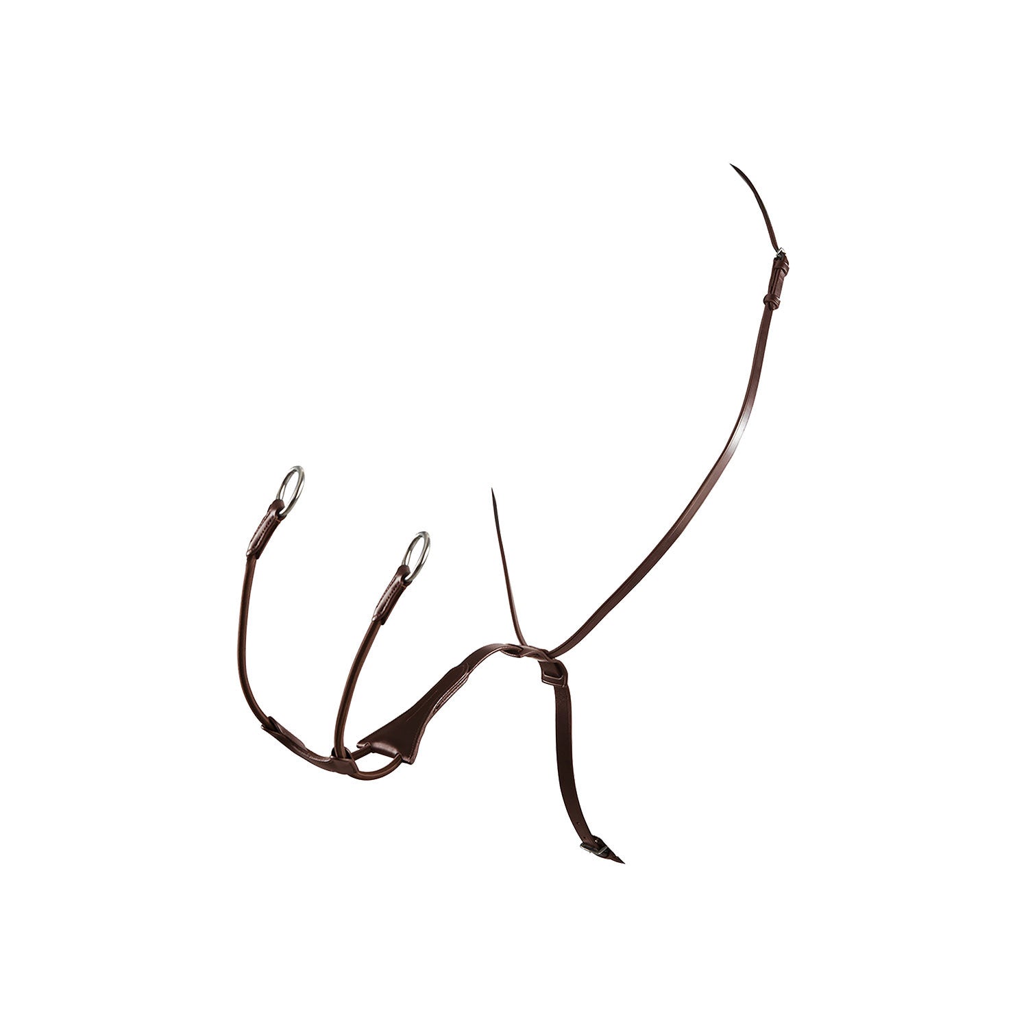 Equestro Tanned leather collier martingale
