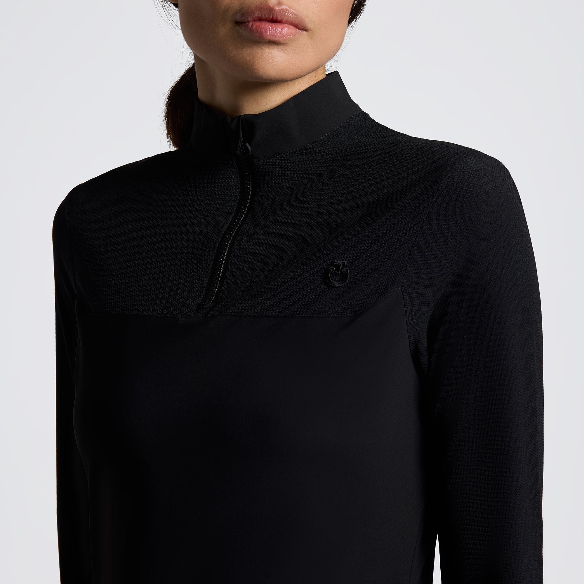 CT AW25 Jersey Perforated Polo - Black - Preorder here