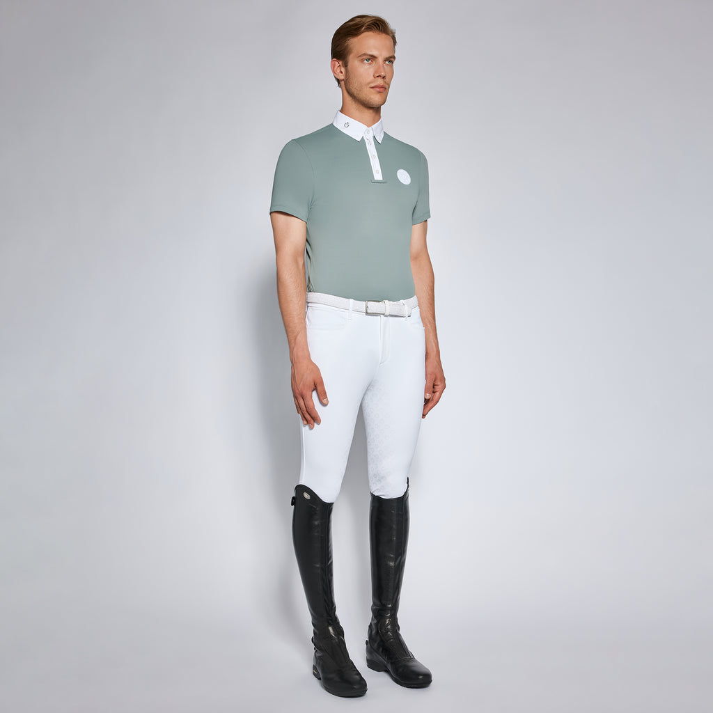 Cavalleria Toscana Mens Teque Pique Competition polo - S