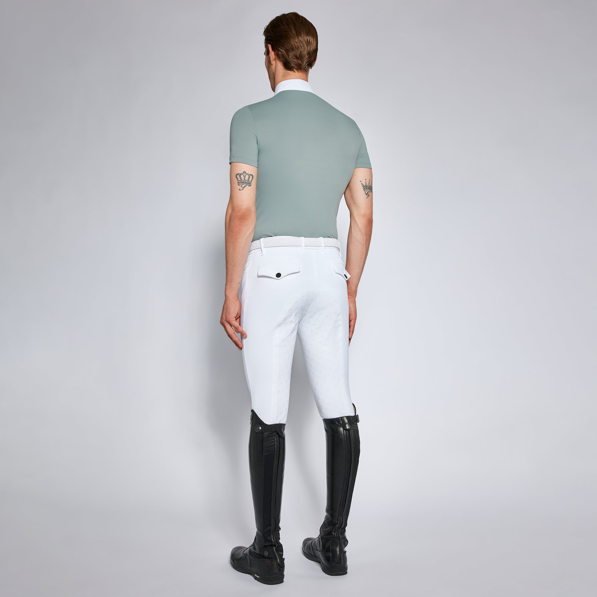 Cavalleria Toscana Mens Teque Pique Competition polo - S