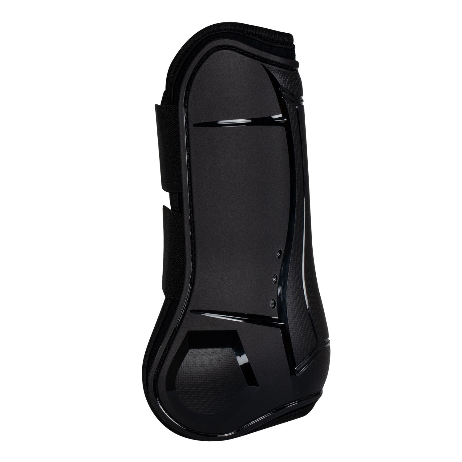 Anatomical tendon boots  with double hook-and-loop fasteners