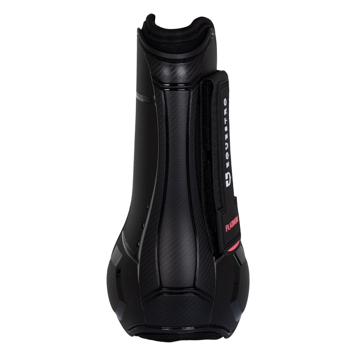 Anatomical tendon boots  with double hook-and-loop fasteners