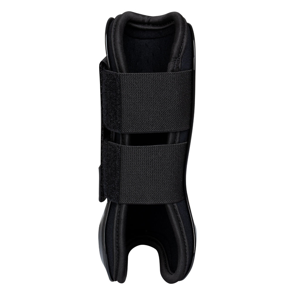 Anatomical tendon boots  with double hook-and-loop fasteners
