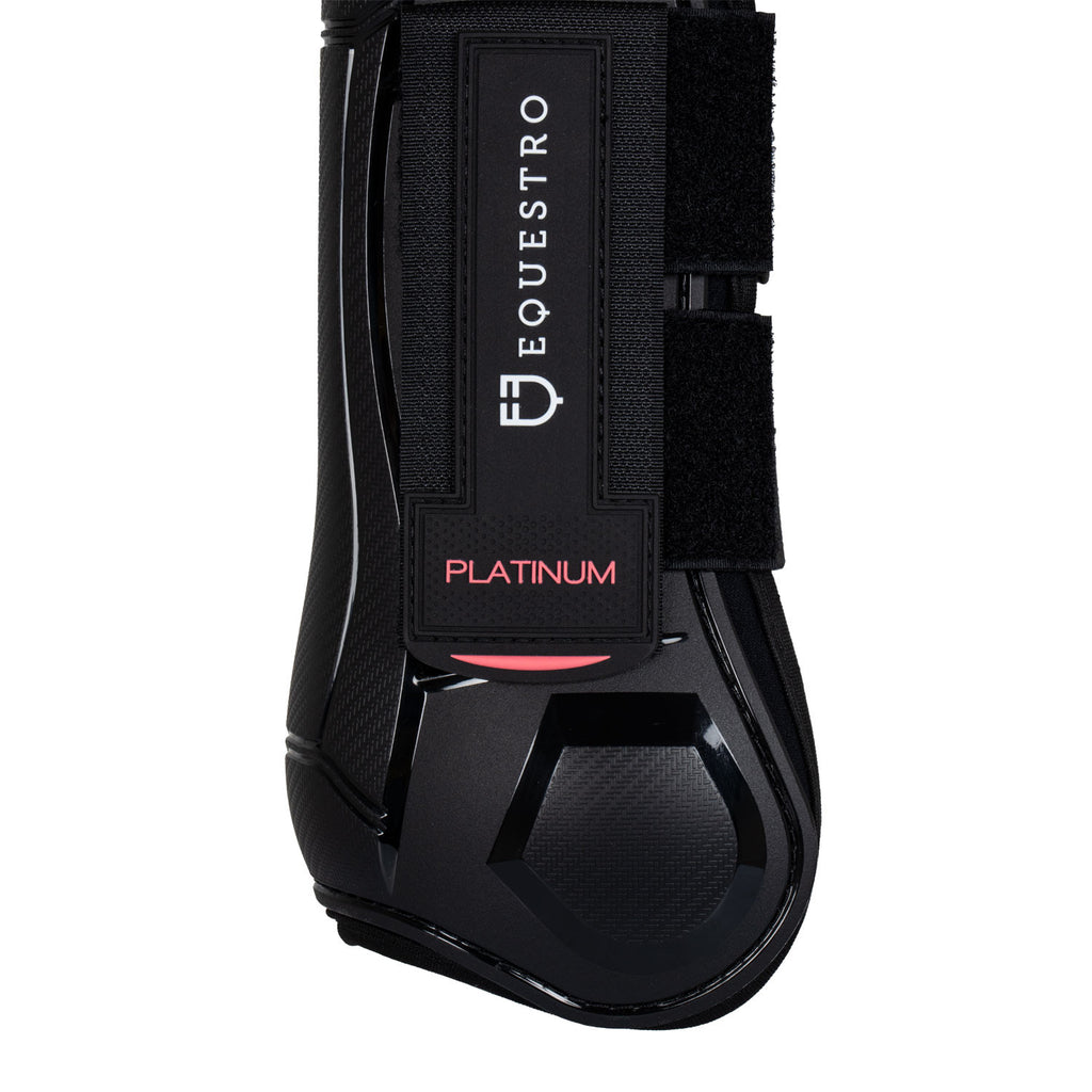Anatomical tendon boots  with double hook-and-loop fasteners
