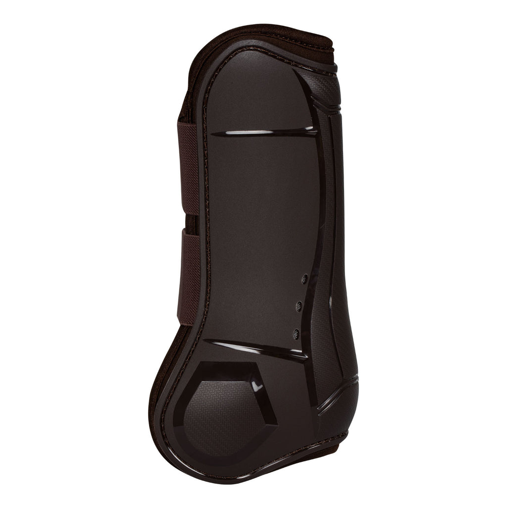 Anatomical tendon boots  with double hook-and-loop fasteners