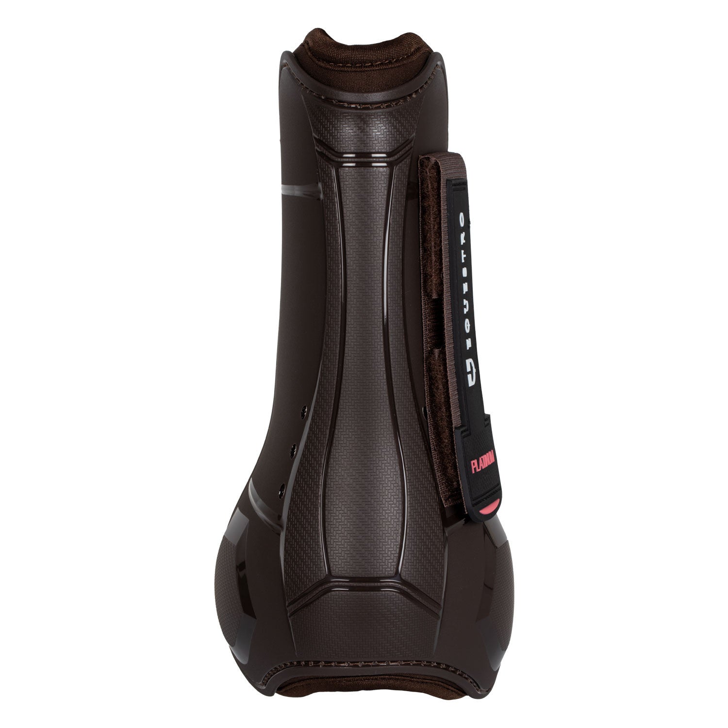 Anatomical tendon boots  with double hook-and-loop fasteners