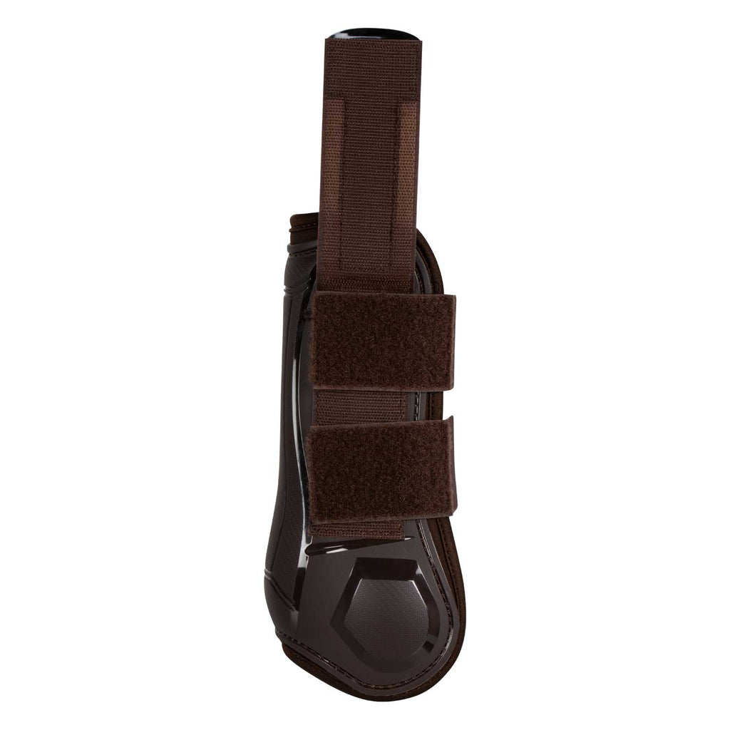 Anatomical tendon boots  with double hook-and-loop fasteners