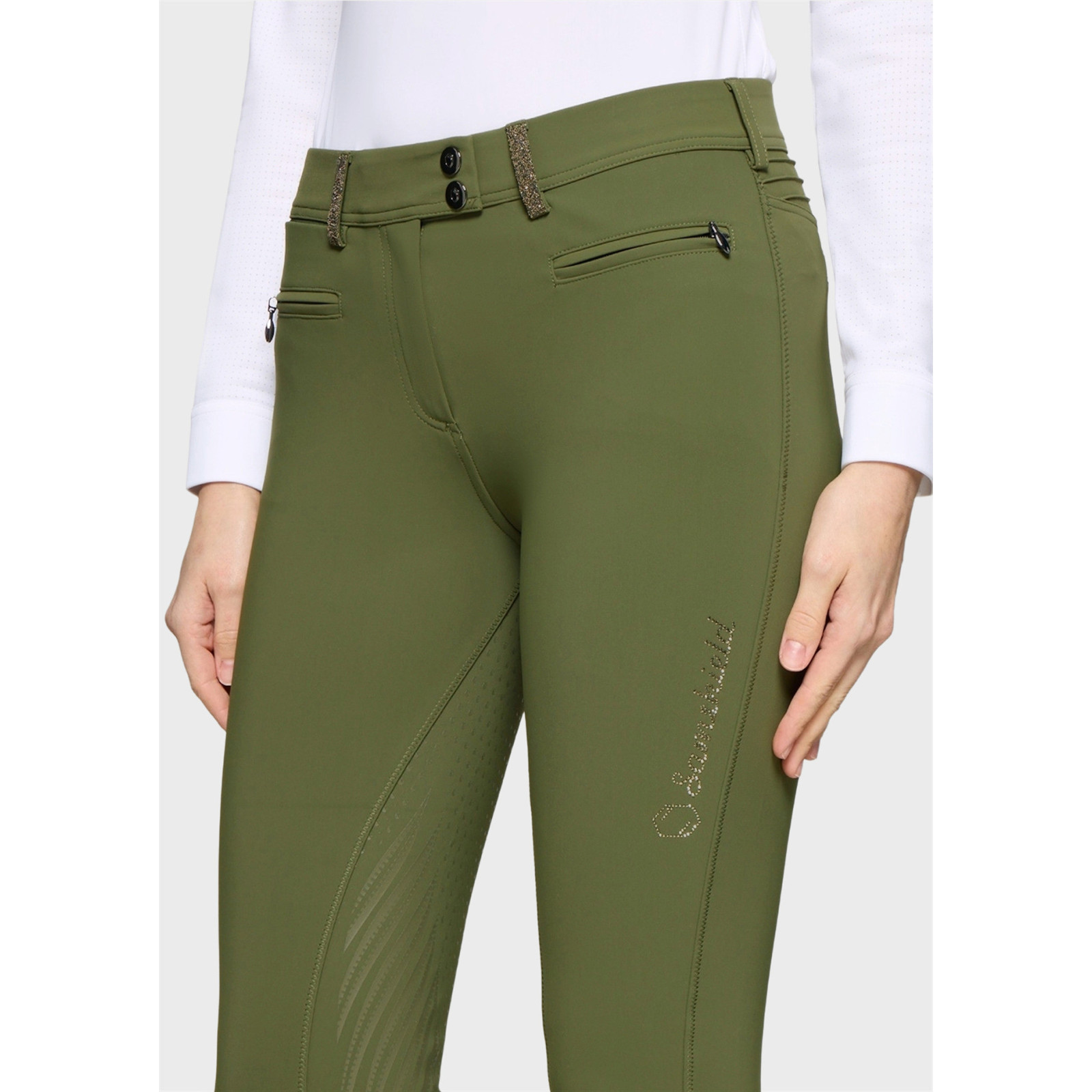 Samshield SS26 Diane Full Grip Breeches - Kaki