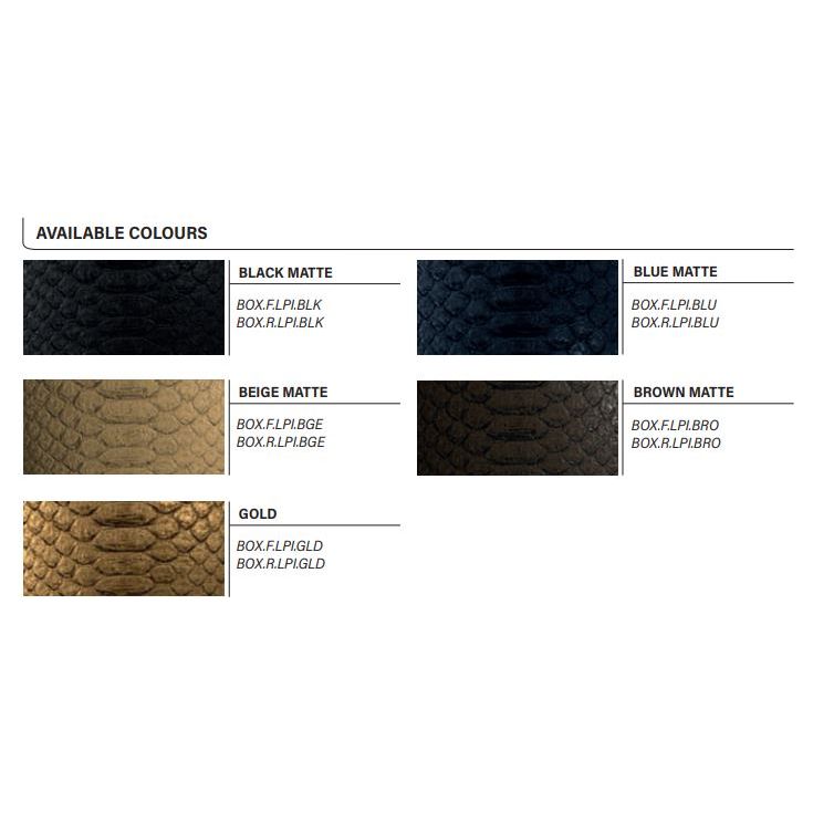 Kep Cromo2 - Genuine Leather/Python - Inserts for rear panel