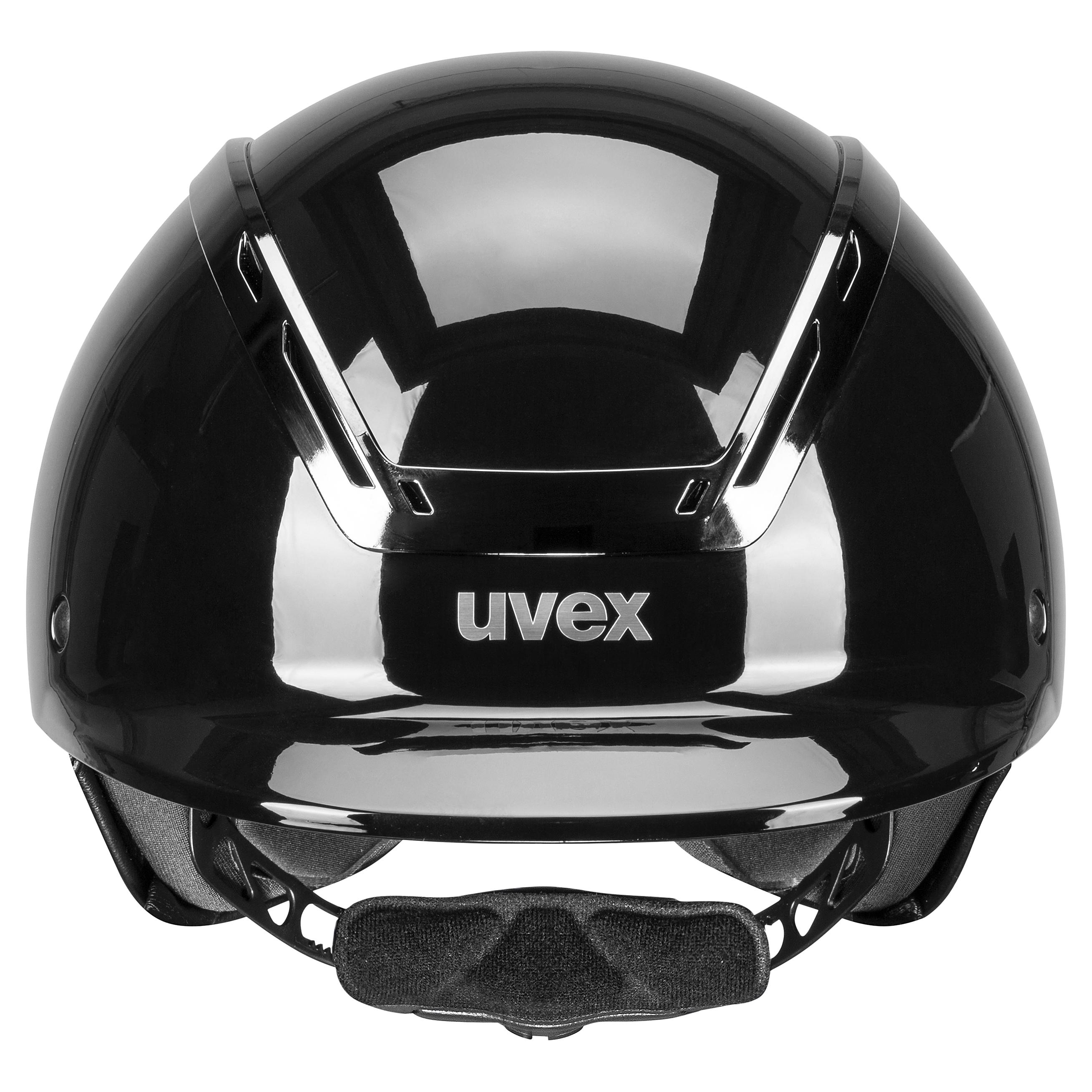 Uvex Exxeed Shiny Chrome Helmet