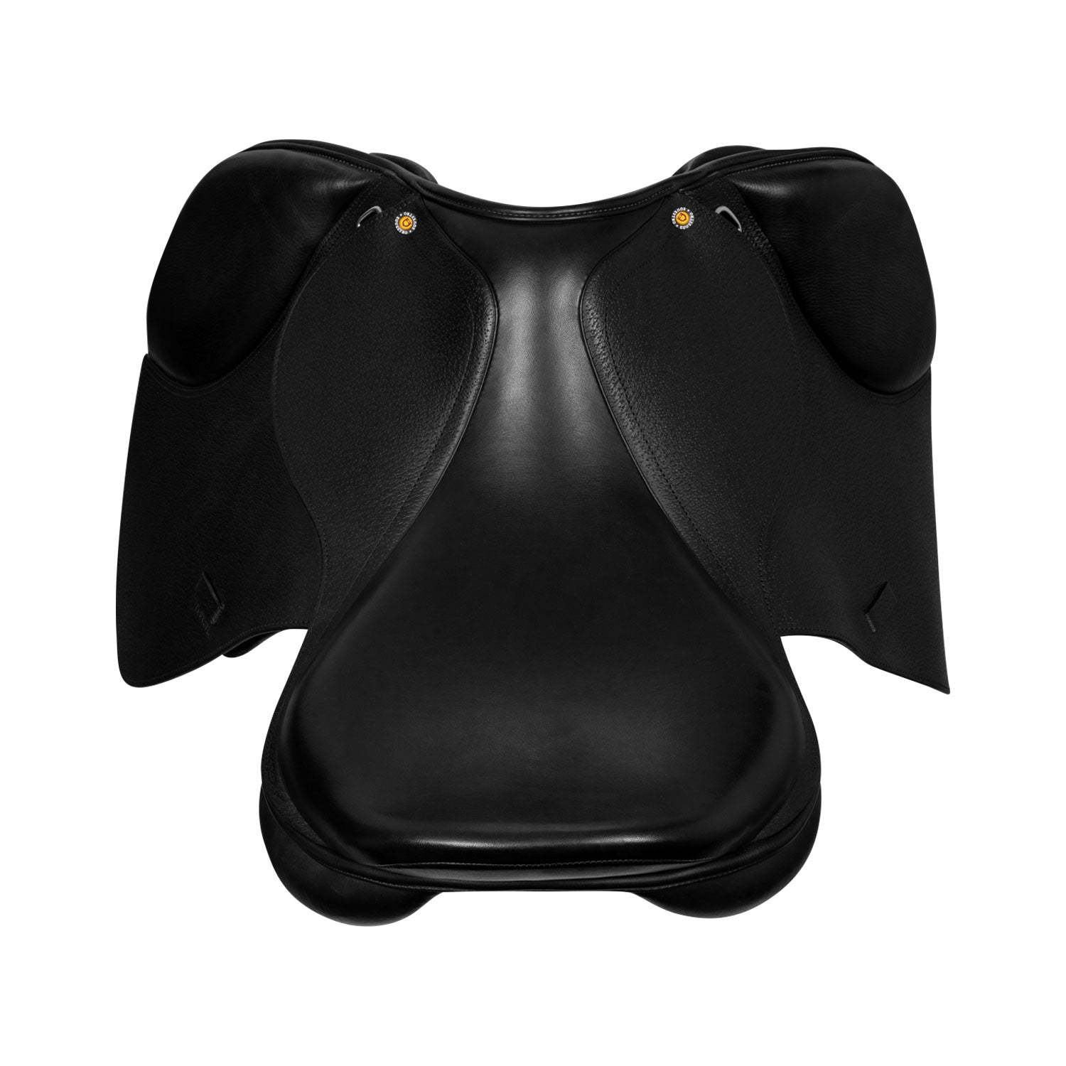 Jumping saddle hammered leather