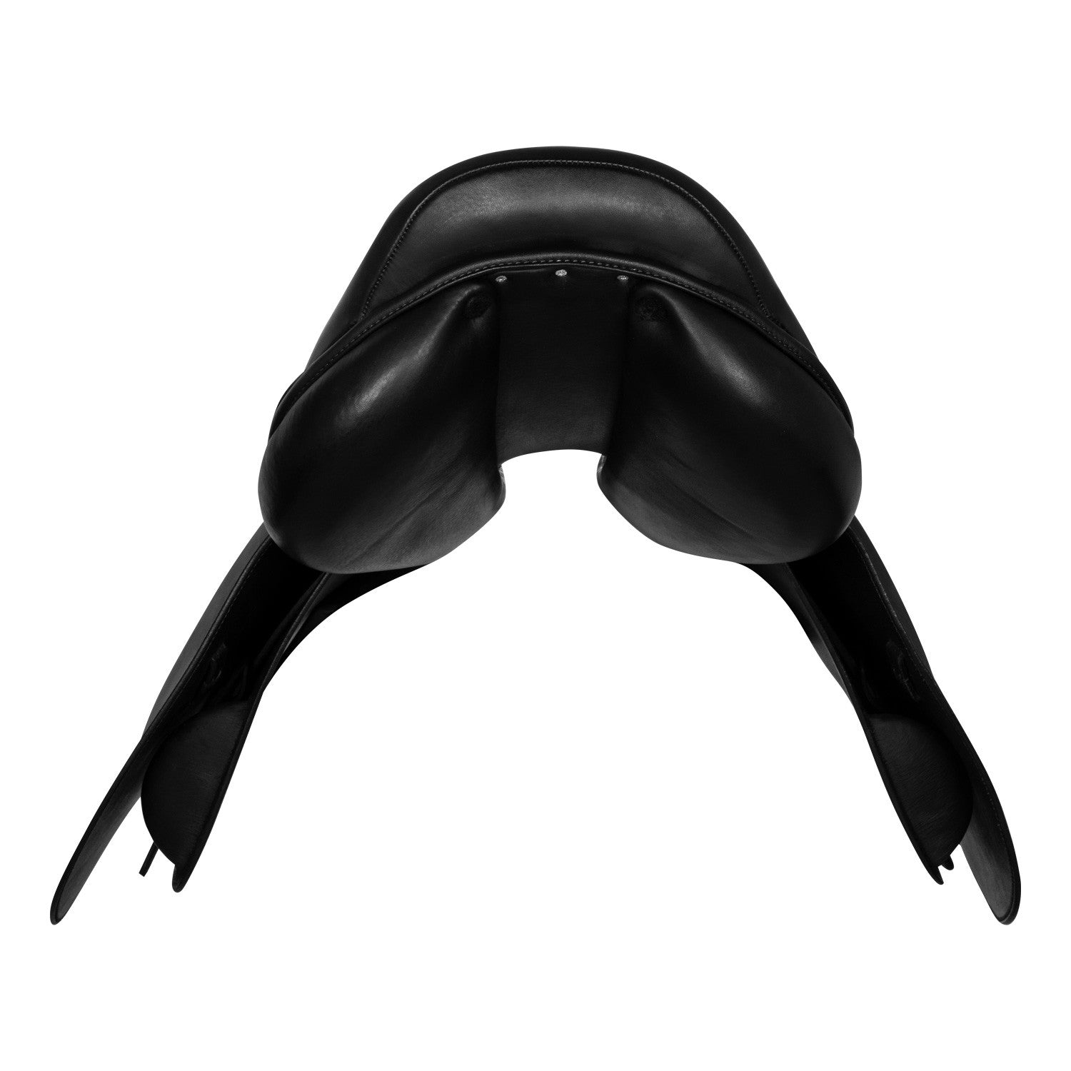Jumping saddle hammered leather