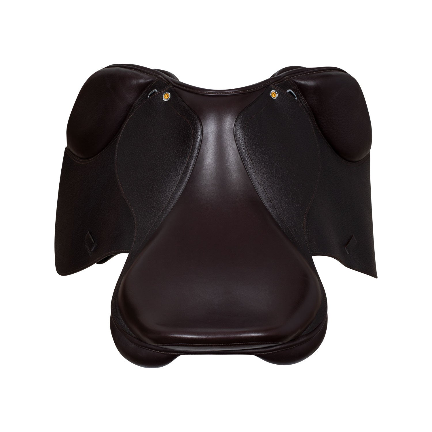 Jumping saddle hammered leather