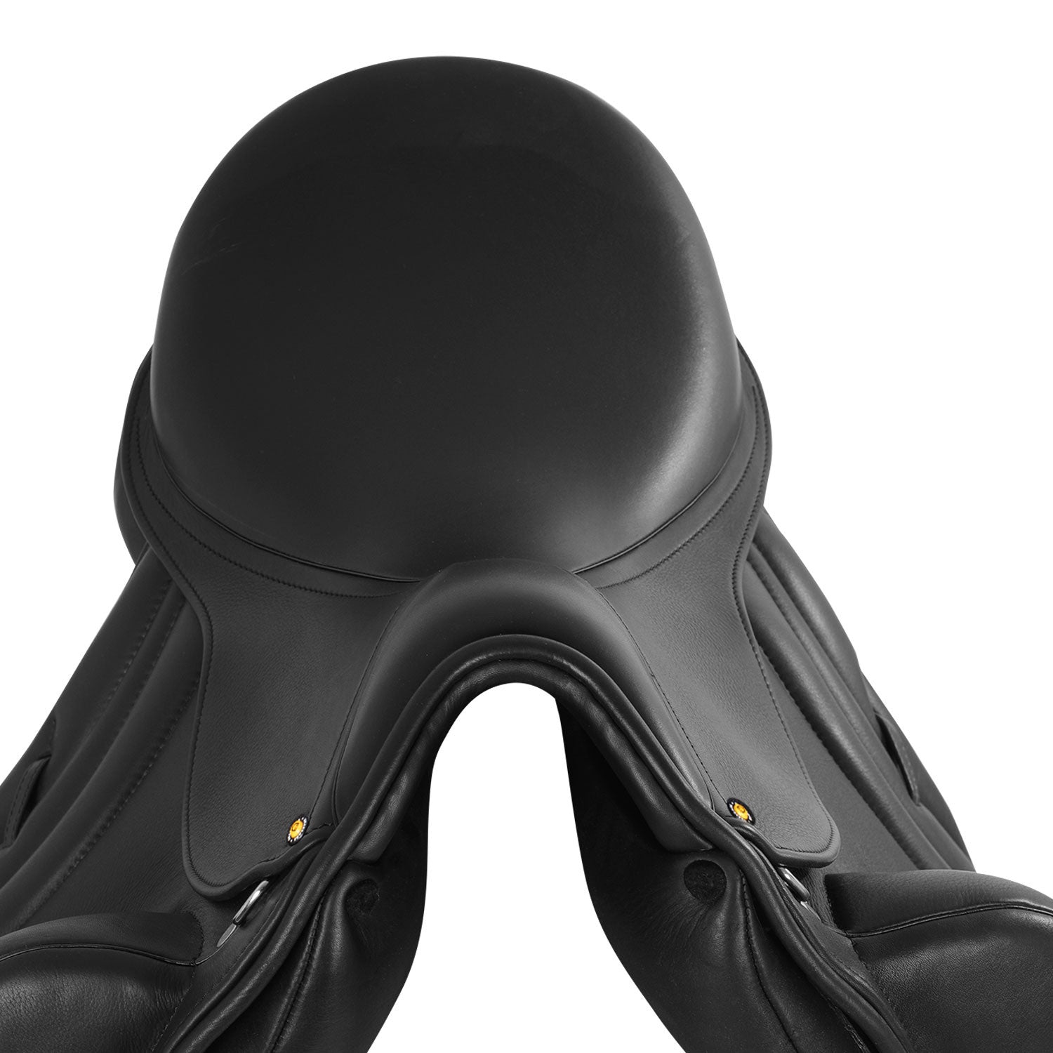 Dressage leather monoflap saddle