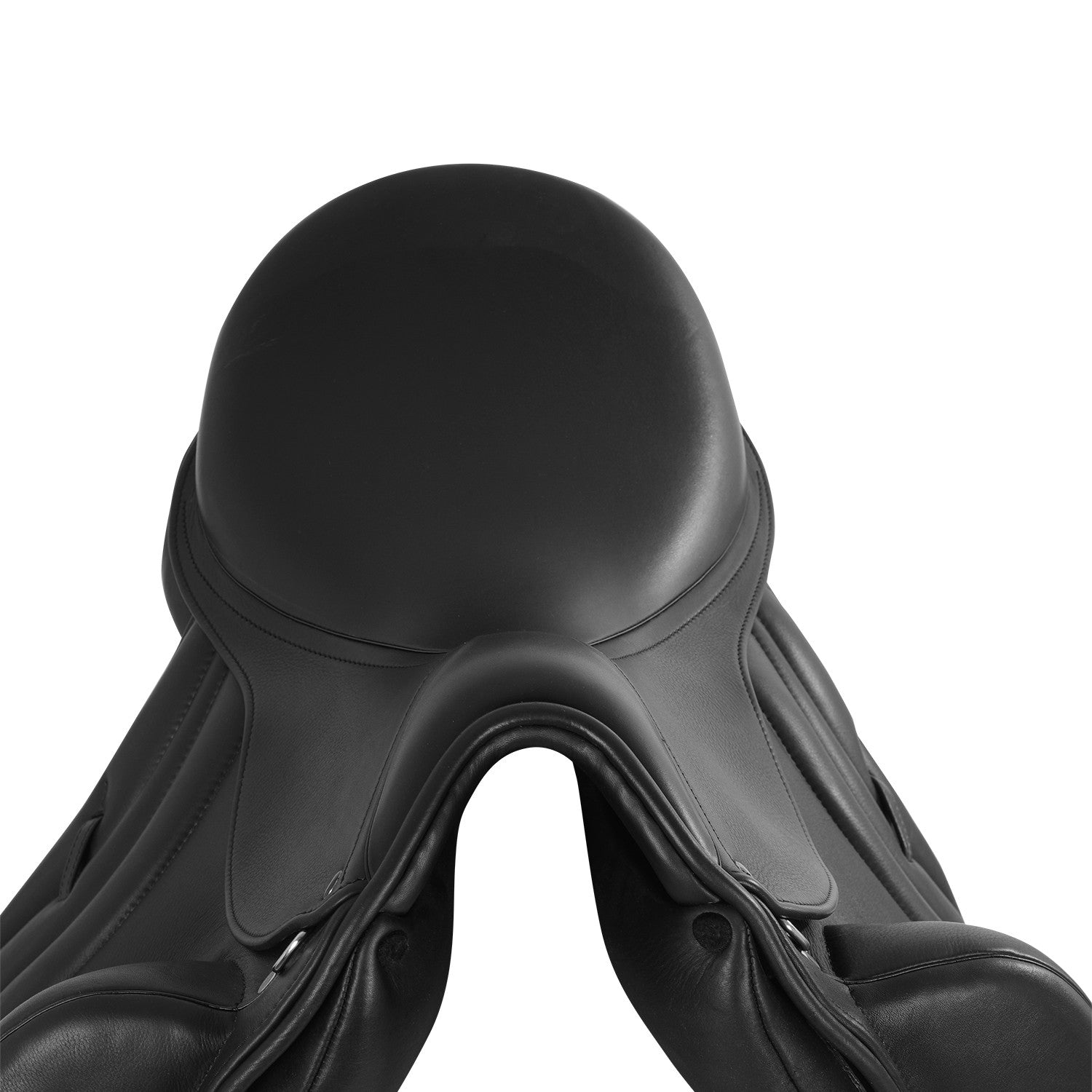 Dressage leather monoflap saddle
