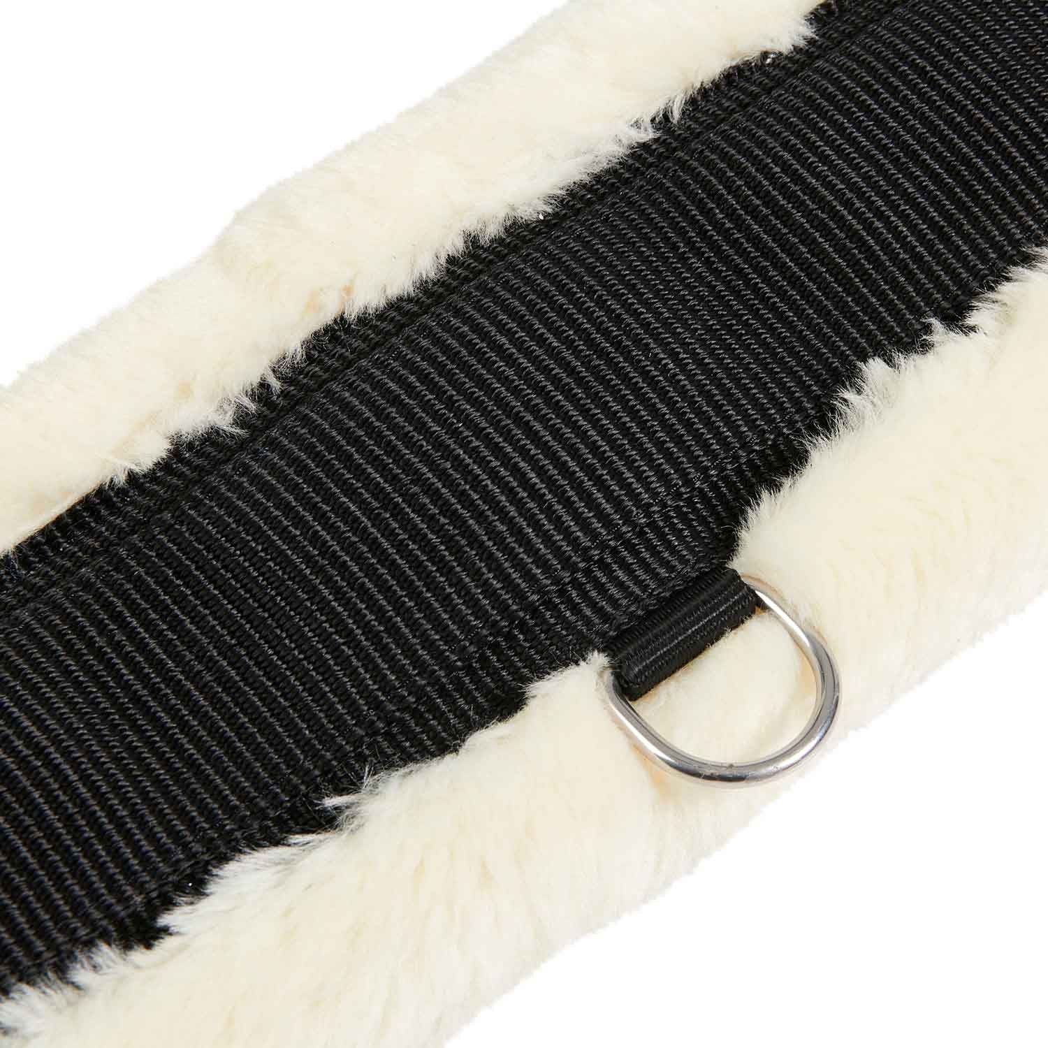 Jump girth in nylon with synthetic wool