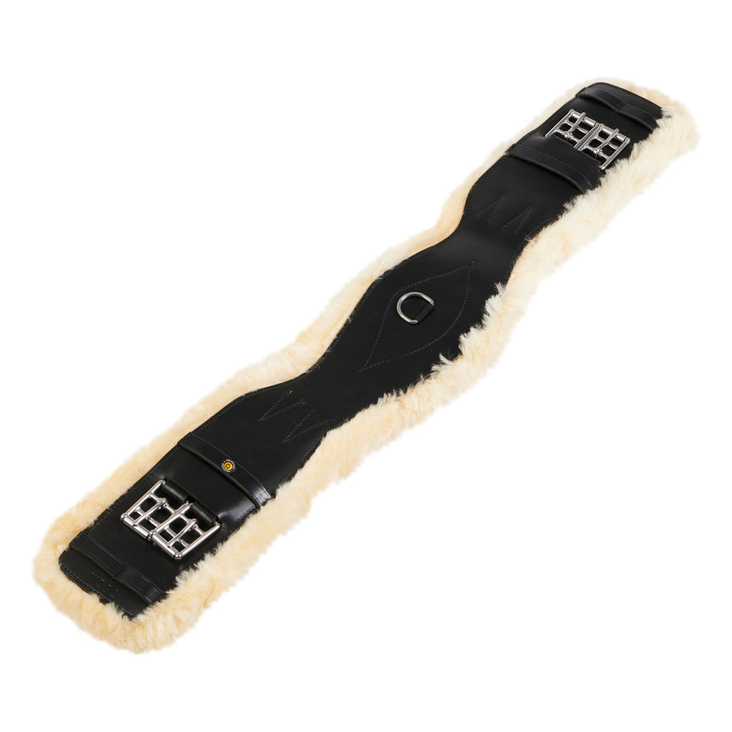 Dressage girth leather