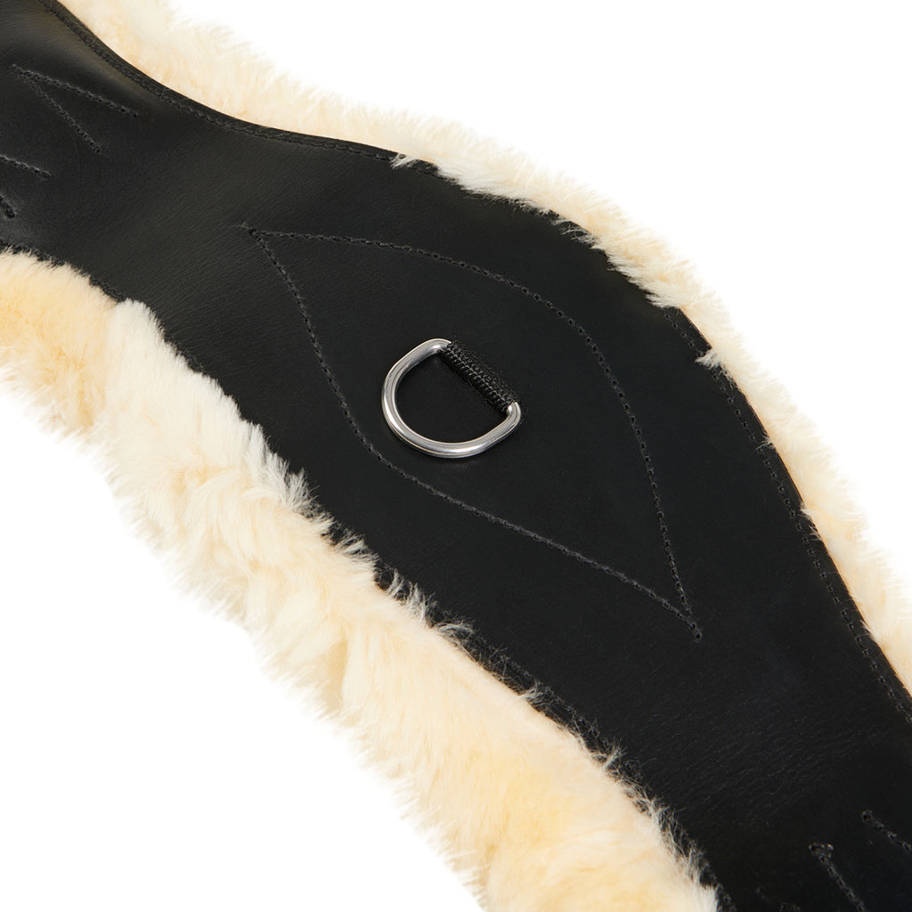 Dressage girth leather