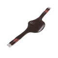 Equestro Jumping girth in leather with protectors