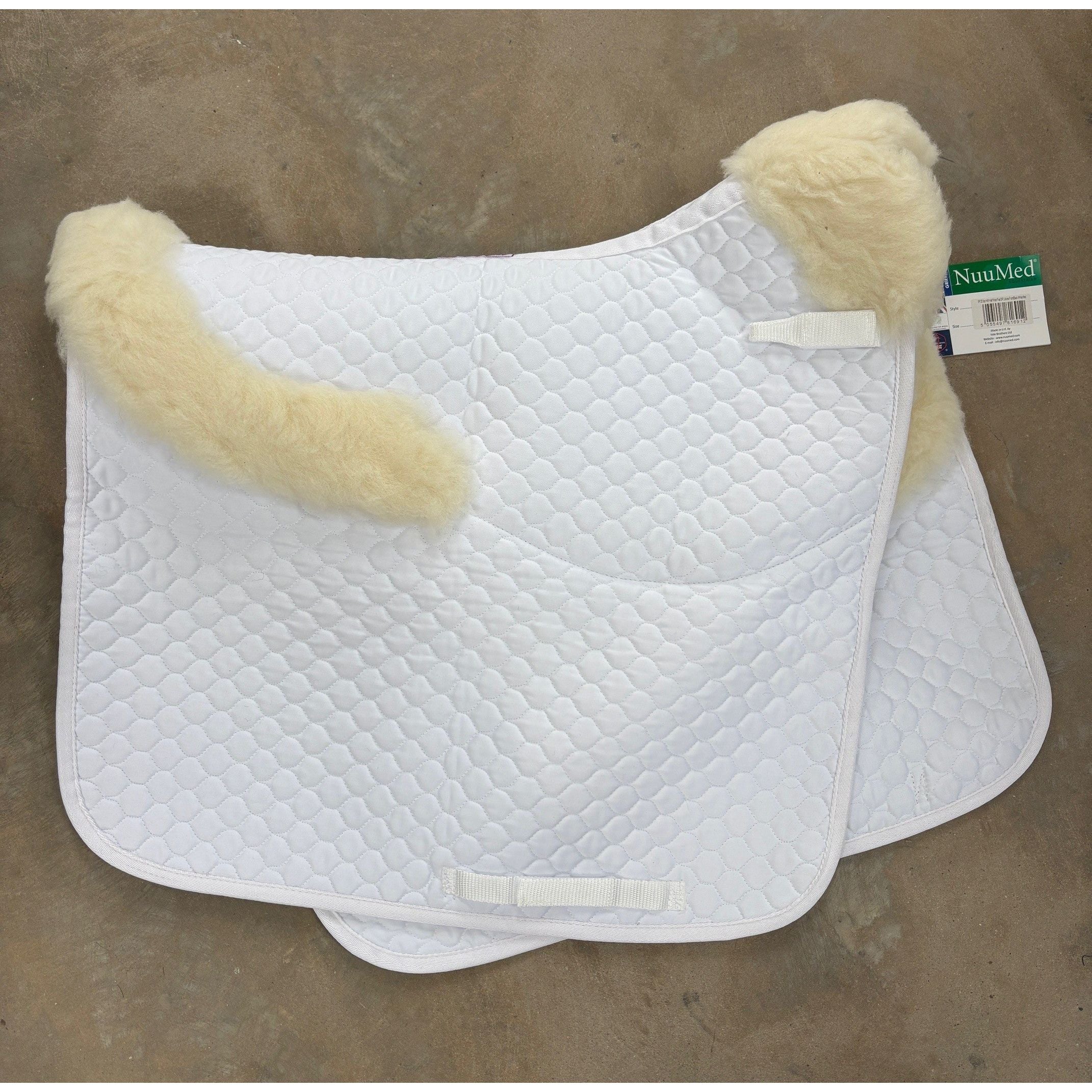 Griffin Nuumed SP20 HiWither Quilt Saddle Cloth - LAST ONE - Medium White
