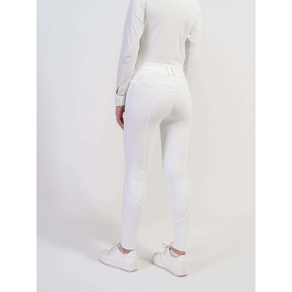 Samshield - White - Clara High Waist Full Seat Breech
