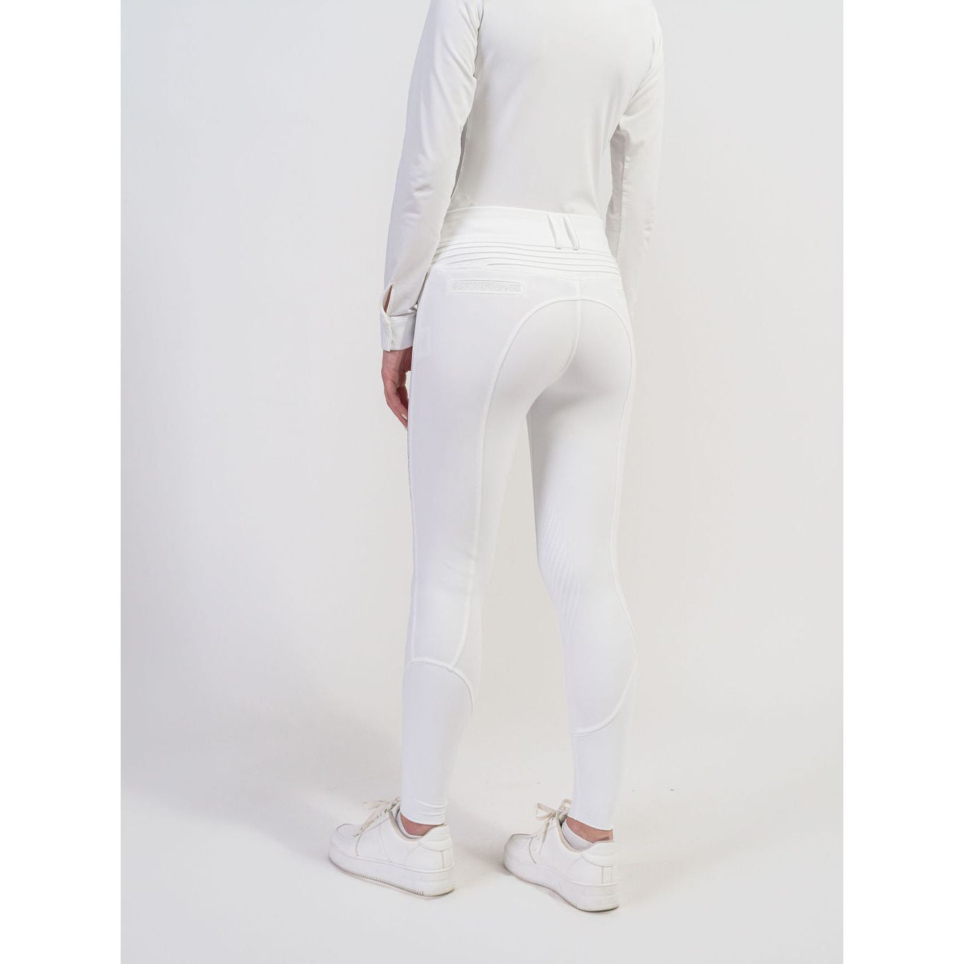 Samshield - White - Clara High Waist Full Seat Breech