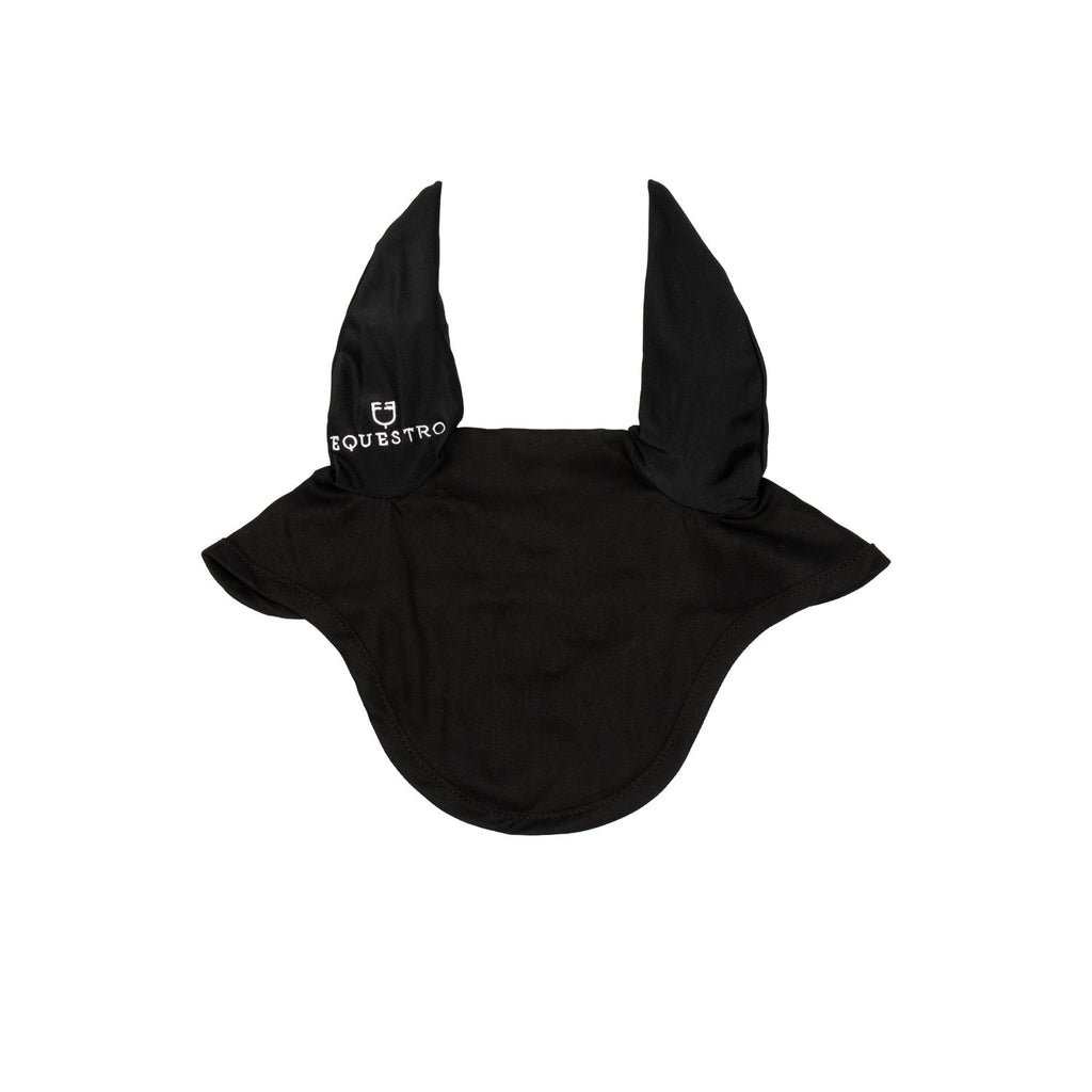 Cotton pony fly veil with elasticated ears