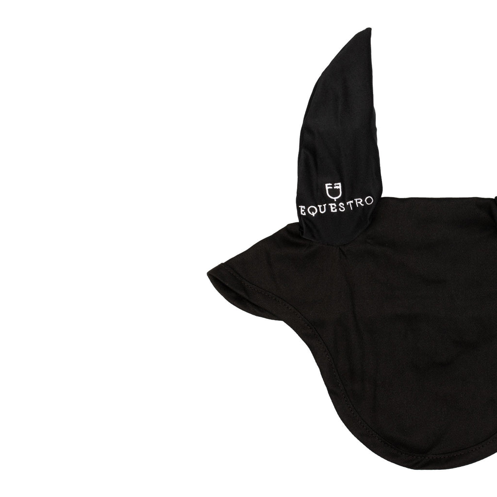 Cotton pony fly veil with elasticated ears