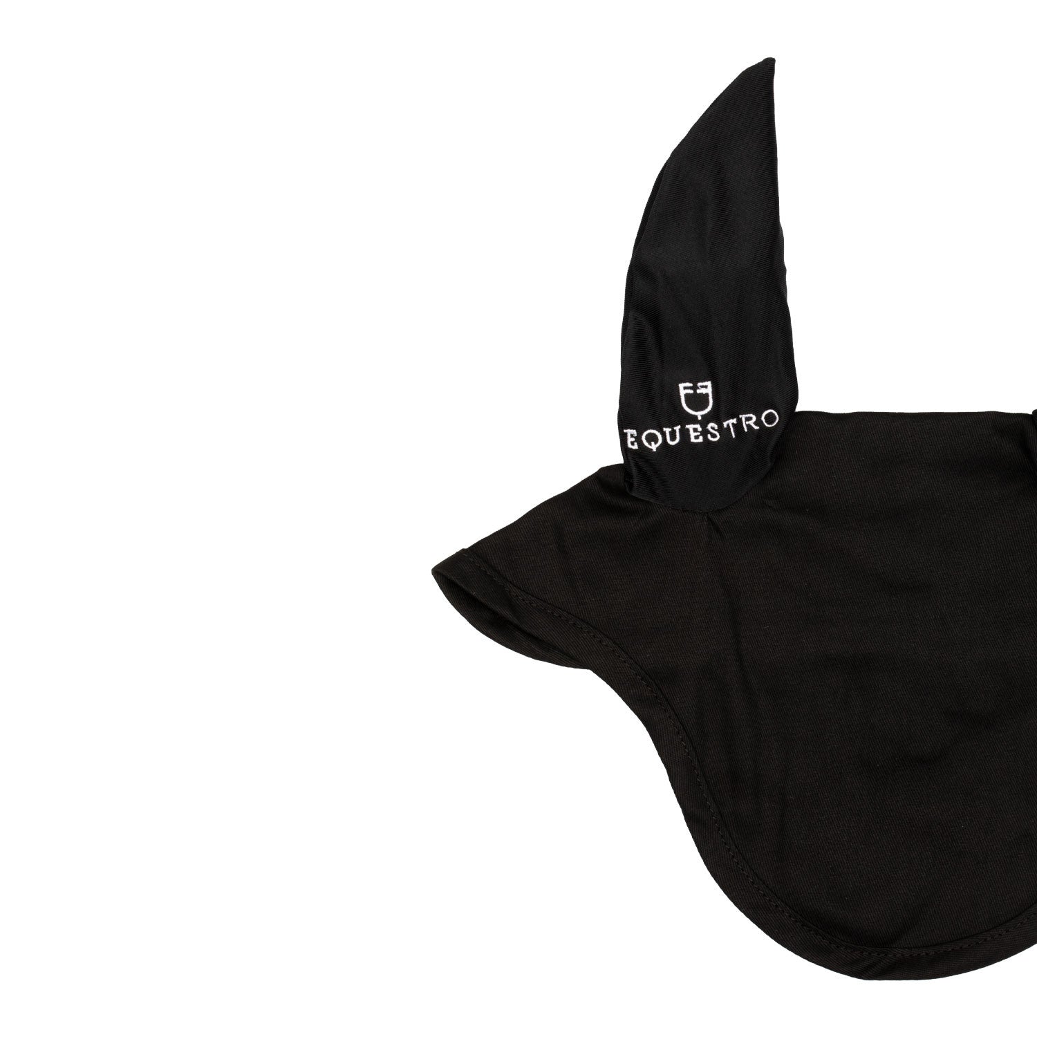 Cotton pony fly veil with elasticated ears