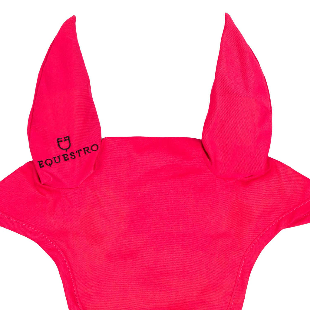 Cotton pony fly veil with elasticated ears