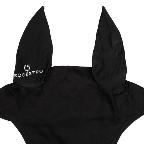Equestro Cotton fly veil with elasticated ears