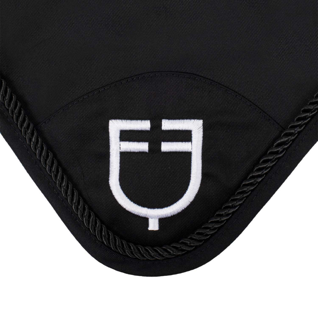 Fly veil in cotton with central logo