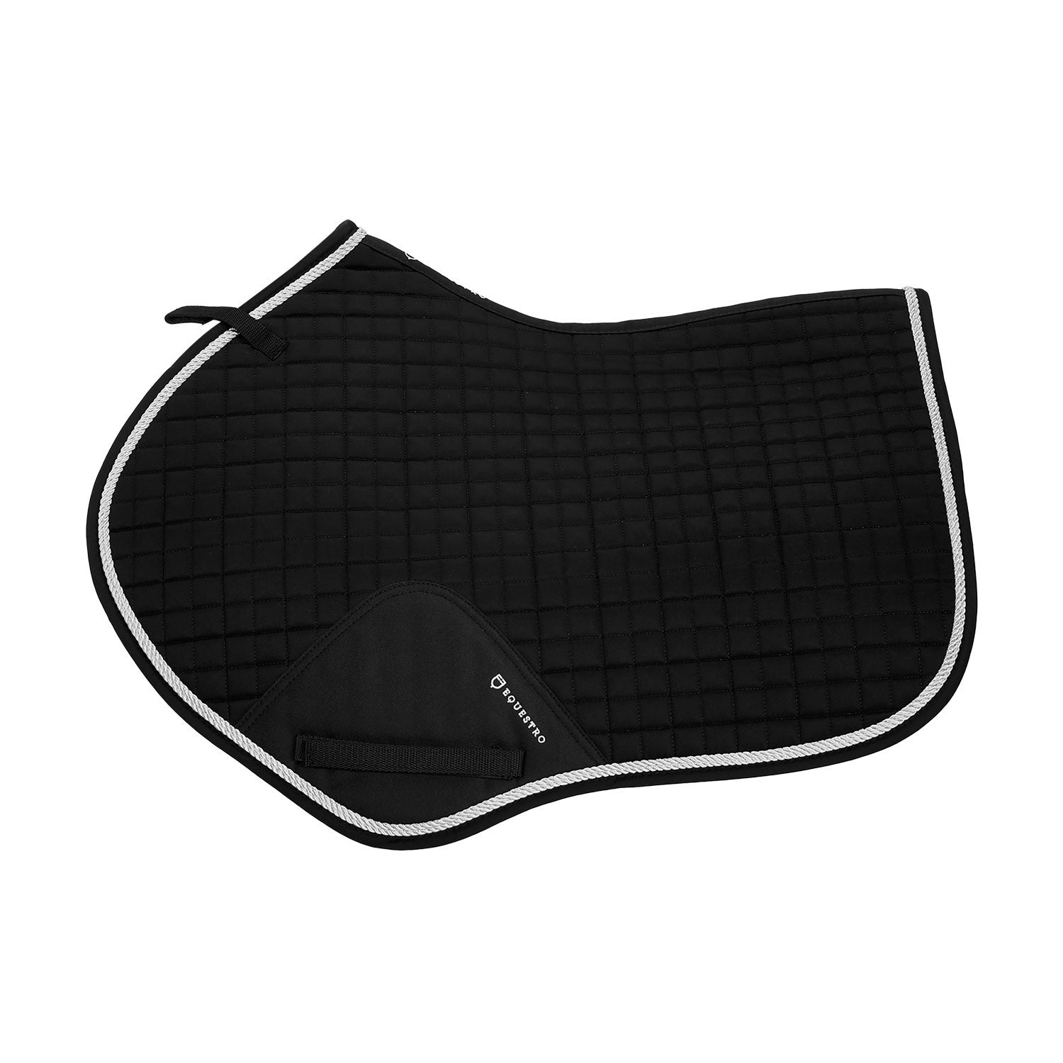 Shaped jumping saddle pad in cotton